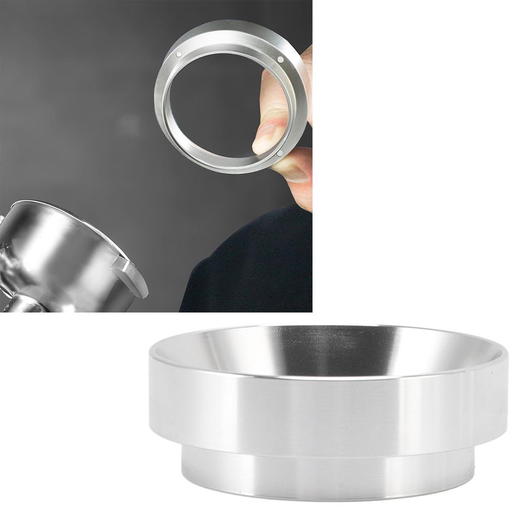 51mm Dosing Funnel Anti Flying Powder Aluminum Alloy   Dosing  s with Magnetic for Household Coffee Shop