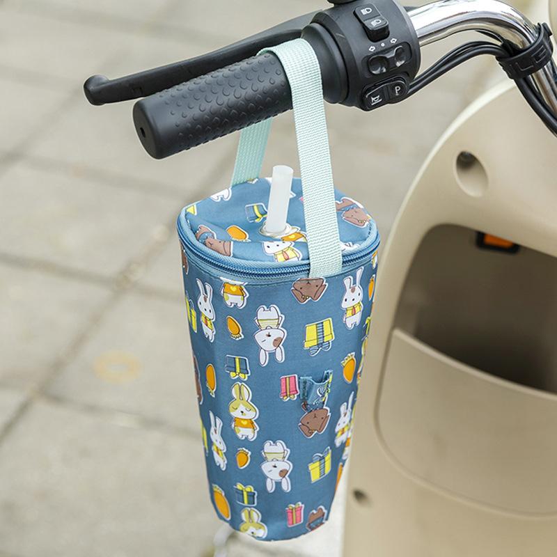 Portable Milk Tea Tote Bag Heat Preservation Bag Eco-Friendly Handbag Carrying Insulated Cup Cover Tumbler Cup Accessories