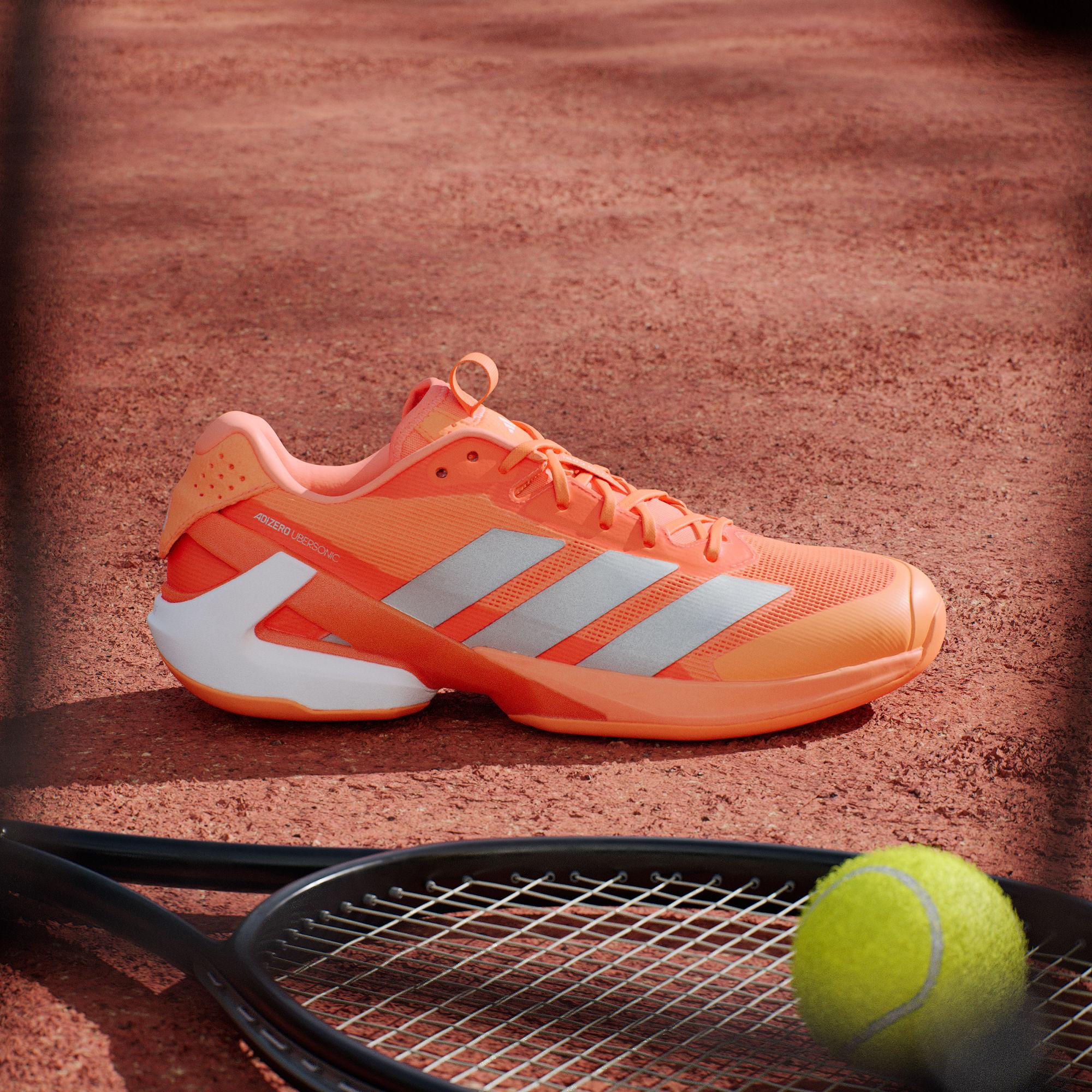 adidas Adizero Ubersonic 5 Lucid Orange Silver Metallic 40.5