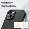 IPhone 14 Plus Case, Apple 14 Plus Protective Cover, Matte Anti-Drop Fingerprint-Resistant Full Lens Protection Soft Edge Case, Titanium Gray