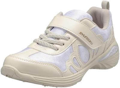 Shunsoku Sneakers for Long Beautiful LEJ Cm Kids, Girls, Lightweight, Feet, Legs, 16-23cm, 2E, 8170, Ivory, 17.0
