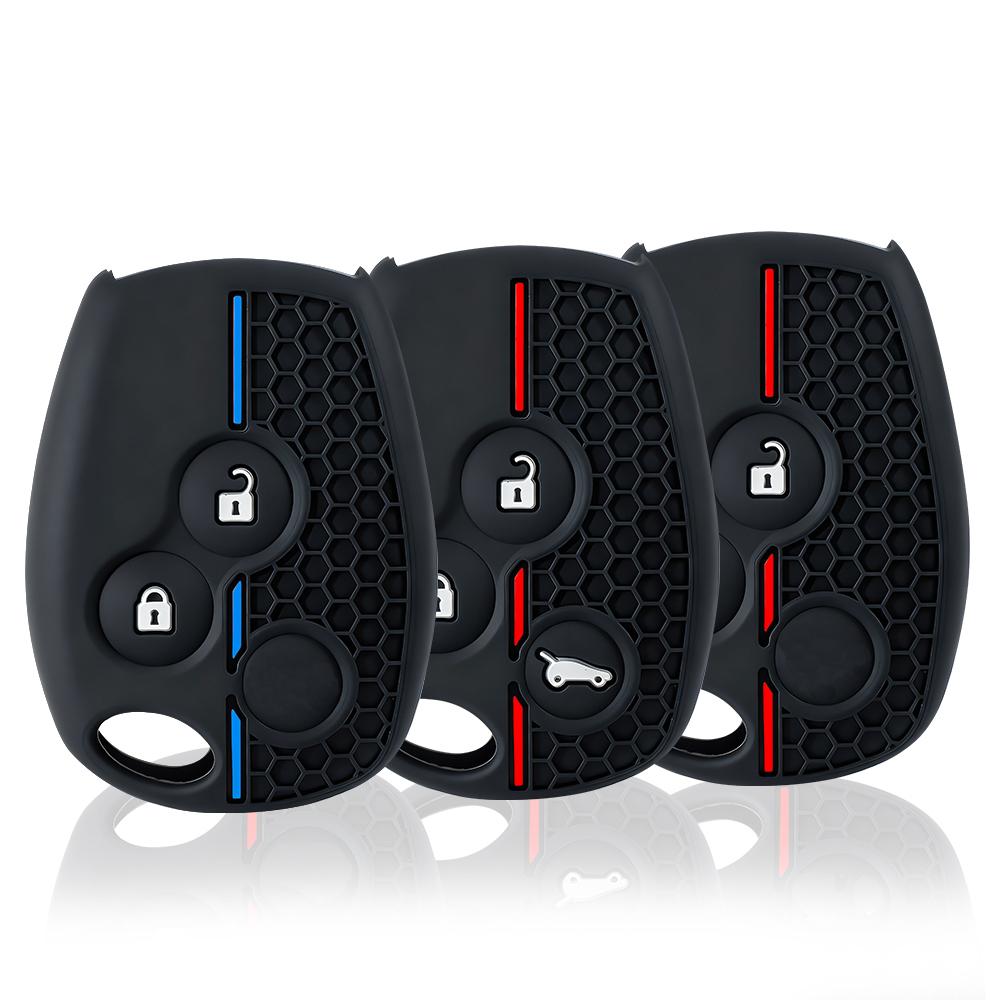 silicone car key case for renault trafic clio Duster Logan dacia sandero for Nissan terrano Almera