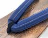 Kimono Paulownia Geta Navy Blue Striped Thong Free Size Yukata Zori Sandals Gentleman [Asakusa City] Men's (Yukata Men's)