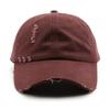 Cotton Perforated Retro Baseball Hat Men's and Women's Hip Hop Hat Summer Leisure Truck Hat Unisex Snapback Hat Gorras