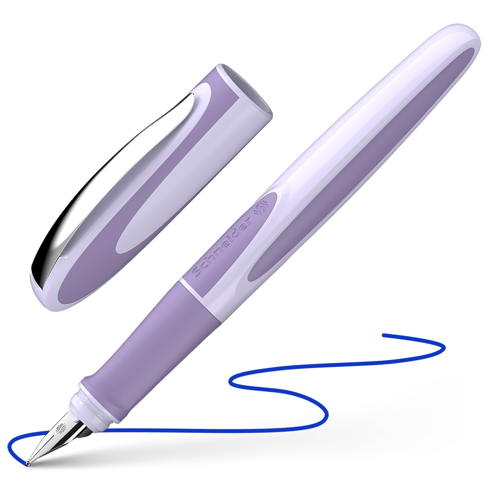 Перьевая ручка Schneider Ray M Лавандовая RYFP168208M (Среднее перо) фиолетовый