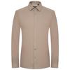 Baoxiniao Men's Easy Care Brushed Long-Sleeve Dress Shirt