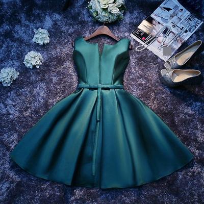 Kurzes formelles Abendkleid für Damen, Party, Abschlussball, Kleid, A-Linie, Brautjungfern-Hochzeitskleid