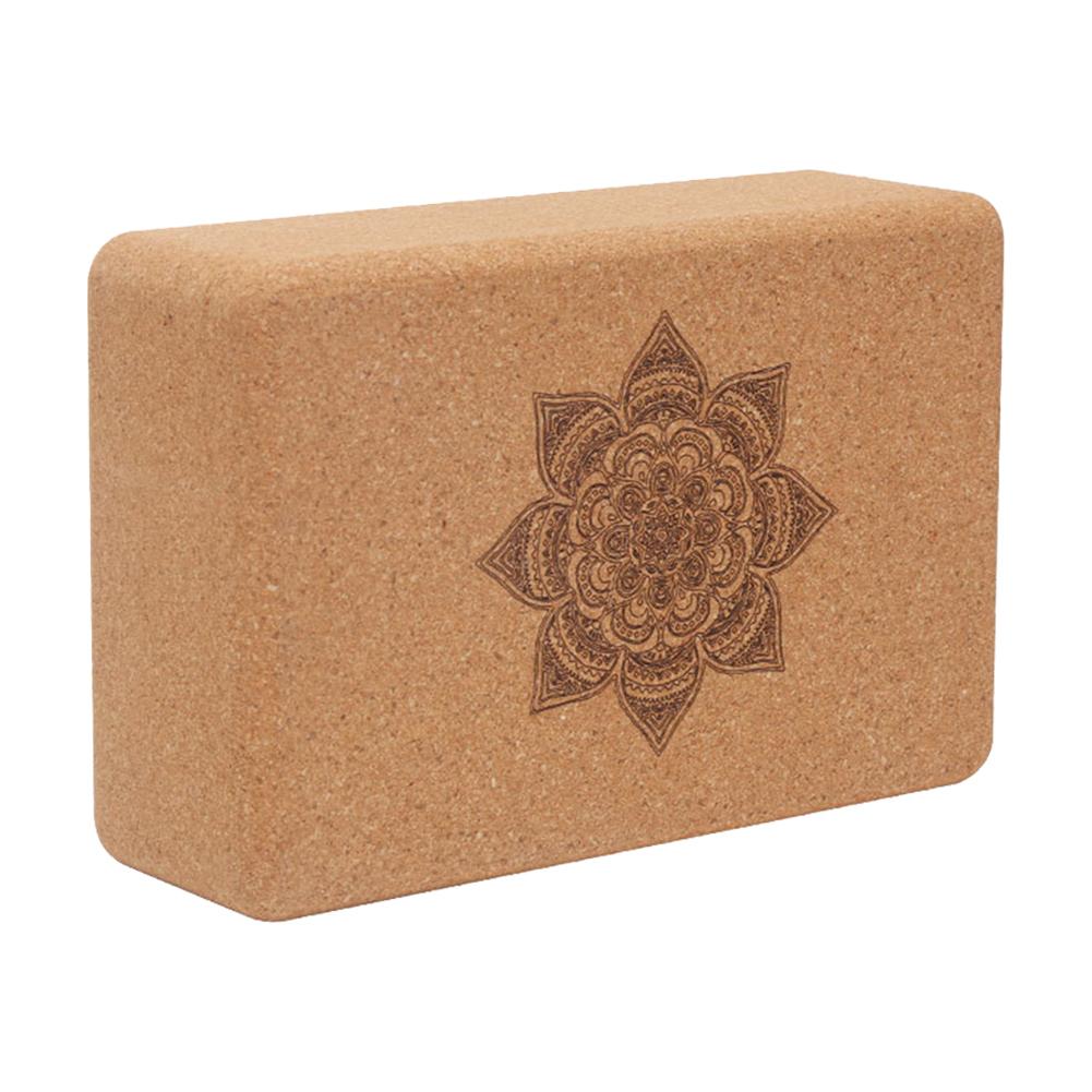 Cork Yoga Block Cork Yoga Bricks  Non Slip Cork Block 9x6x3 Inch High Strength Wood Yoga Block Yoga Accessories
