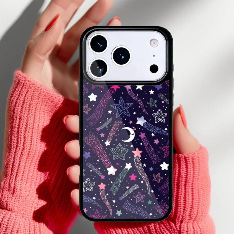 Starry Sky Phone Case for iPhone 17 Air 16e 15 14 13 Pro Max Back Cover for 12 11 Pro Coque