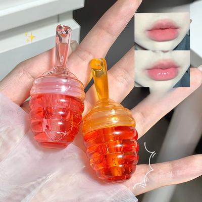 Small Honeypot Zwei Lippenöl-Set, spendet Feuchtigkeit und mildert Lippenfältchen, Water Leap Lippenstift