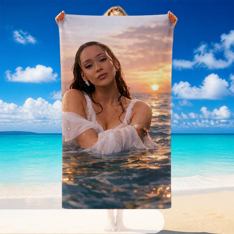 Ayliva Beach Towel, Soft Large Absorbent Towel For Beach Swimming Pool Travel Vacation