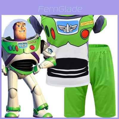 Adorable Toy Story Buzz Lightyear Short Sleeve Tee And Shorts Suit For Kids