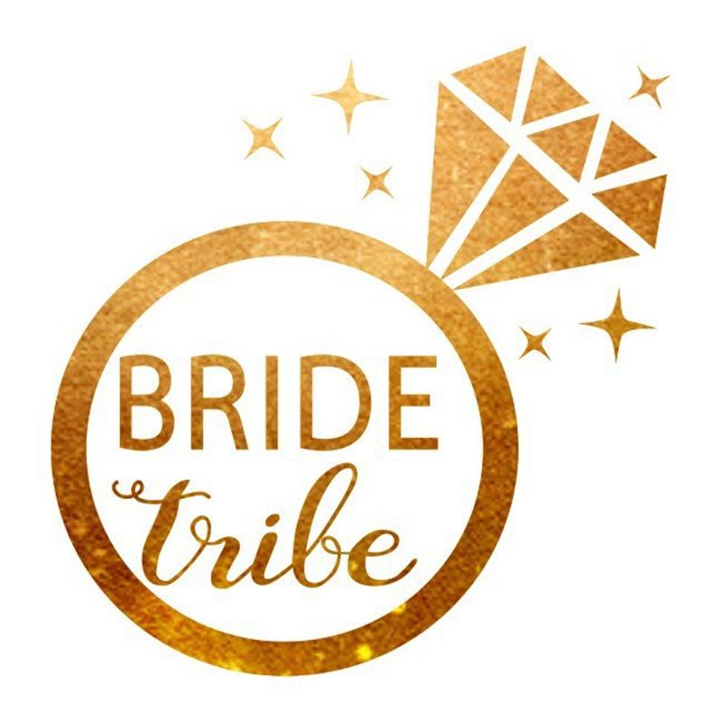 10 bucăți echipa mireasă trib auriu autocolante pentru tatuaj petrecere burlacică petrecere domnișoară de onoare nunta duș mireasa pentru a fi provizii