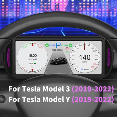 HUD-проектор на лобовое стекло для Tesla Model Y 2019-2022 6,8-дюймовый IPS-экран Панель приборной панели со спидометром для Tesla Model 3 2019-2022