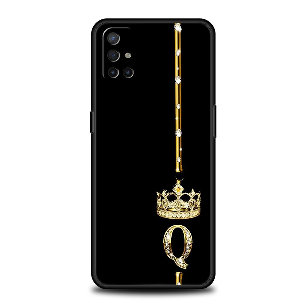 

Чехол для телефона с буквами Diamond Crown для OnePlus 15 13 12 11 10 Pro 13T 13R 12R 9 8T 8 7 7T 9R Nord 2T CE 2 3 4 5G Мягкий чехол OnePlus 9