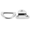 4PCS ZWS3217‑8 8mm 316 Stainless Steel D Ring Buckle Excellent Performance Yacht Accessory