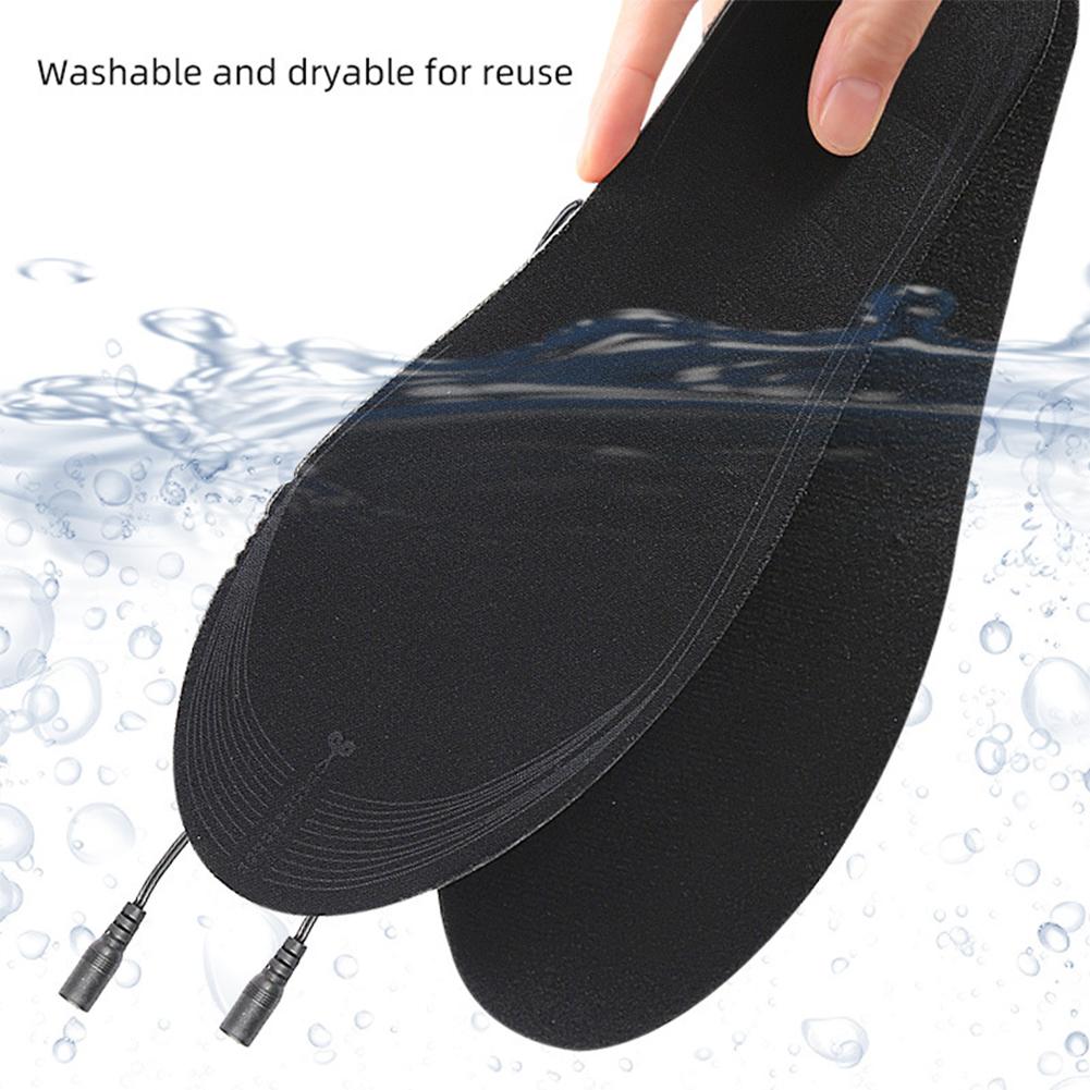 USB Electric Foot Warming Pad Feet Warmer Sock Pad Mat Winter Outdoor Sports Heating Insole Winter Warm for Skiing Hiking