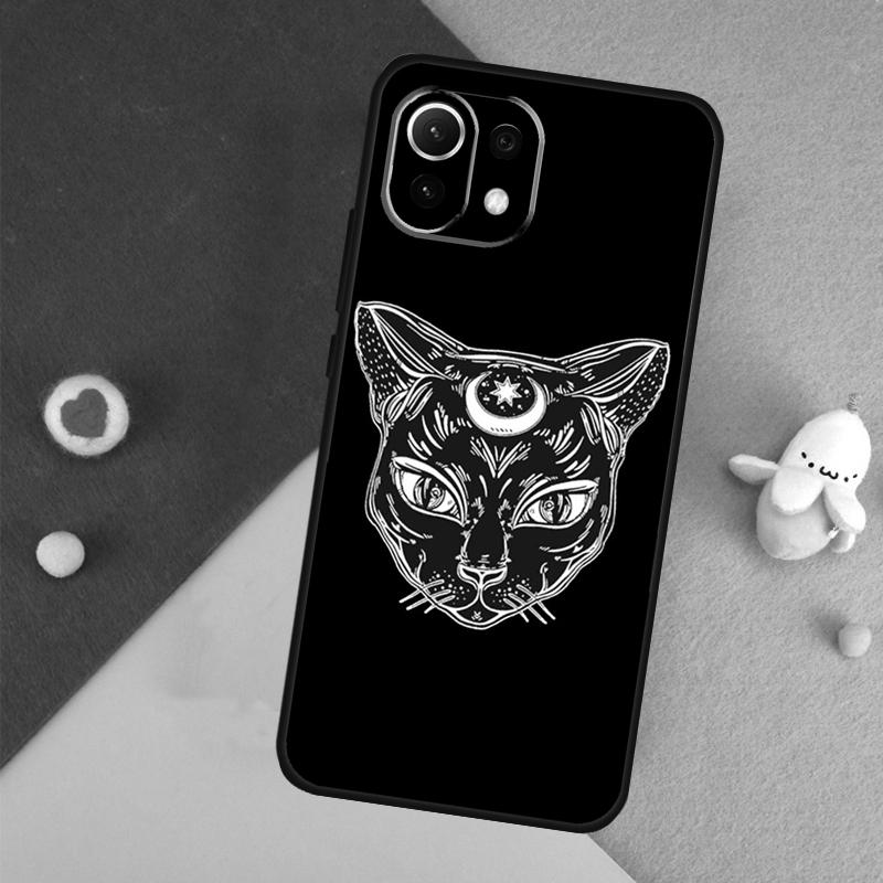 Witchcraft Witch Cat Case For Xiaomi 13 14 15 Ultra 11T 12T 13T 14T Pro POCO X7 Pro X3 X5 X6 F5 F6 M6 Pro Cover