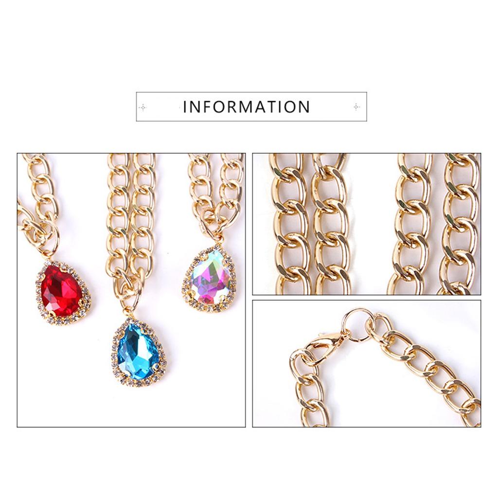 Collier Pendentif Diamant pour Animaux de Compagnie Goutte d'Eau Accessoires de Col Teddy Petit et Moyen Chien