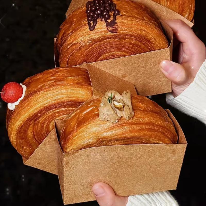 Disposable Kraft Paper Food Boxes