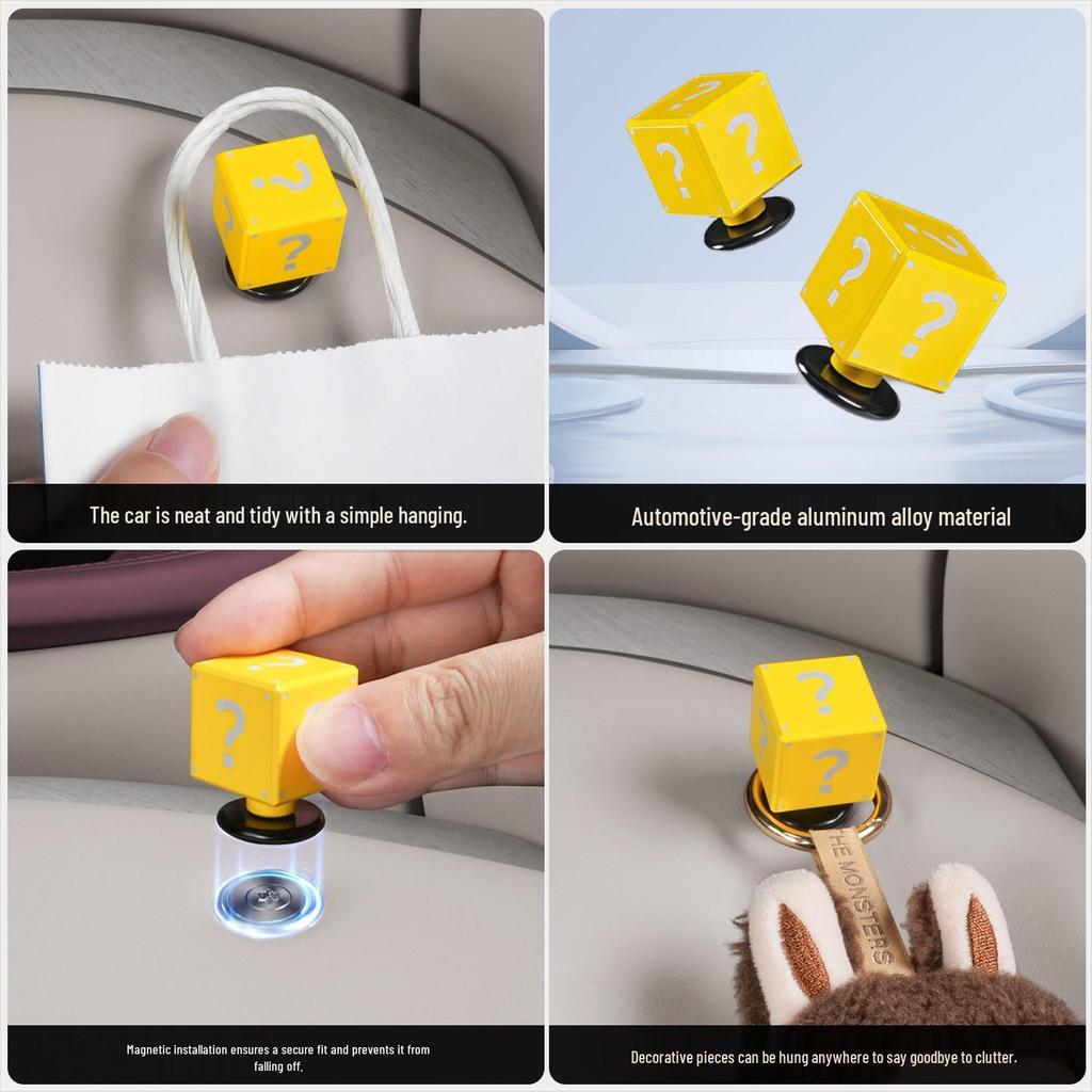 Xiaomi YU7/SU7 Magnetic Car Dashboard Hook with Surprise Square Ornament
