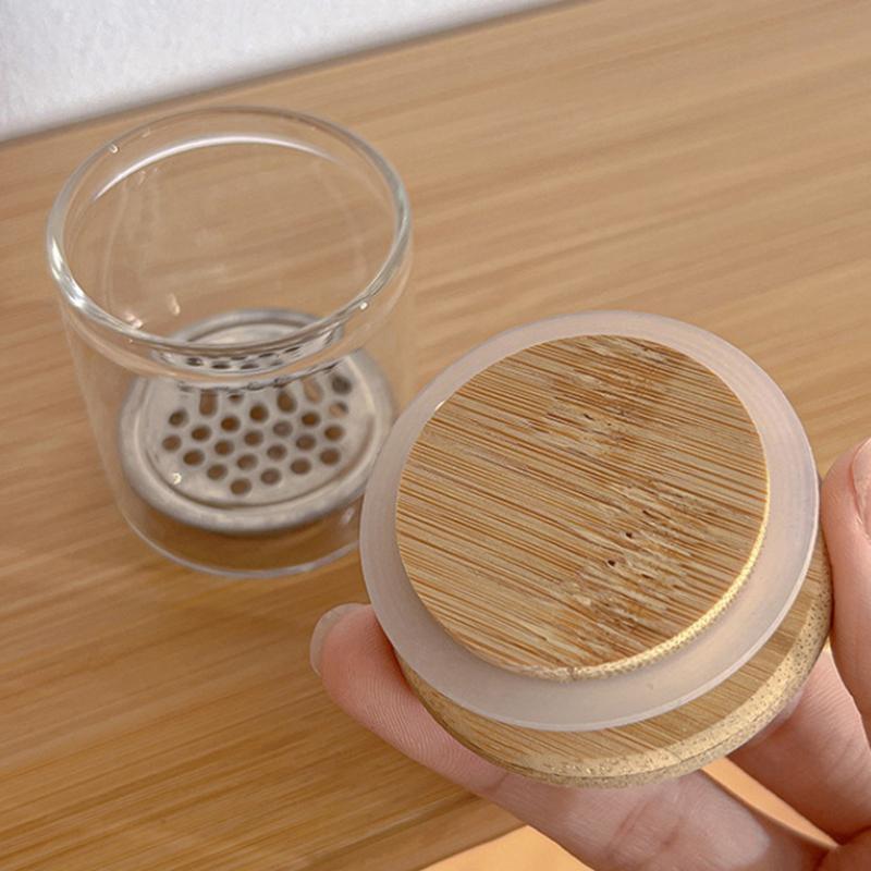 1 Stück Nagelpinsel Waschbecher Wasserreiniger Einfache Reinigung Tragbarer Pinsel Netzschichten Unterlegscheibe Für Nailart Pailletten