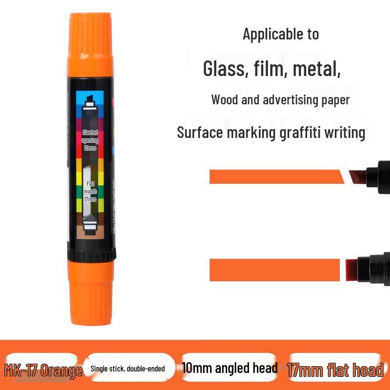 Feiluo Lang POP Double-headed Refillable Marker Pen for Posters and Advertising