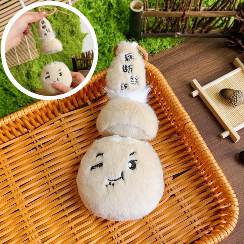 Милый мультяшный брелок-подвеска из корня лотоса, Кавайная выдвижная игрушка-корень лотоса, Подвеска для украшения рюкзака, Аксессуары, Подарок A1