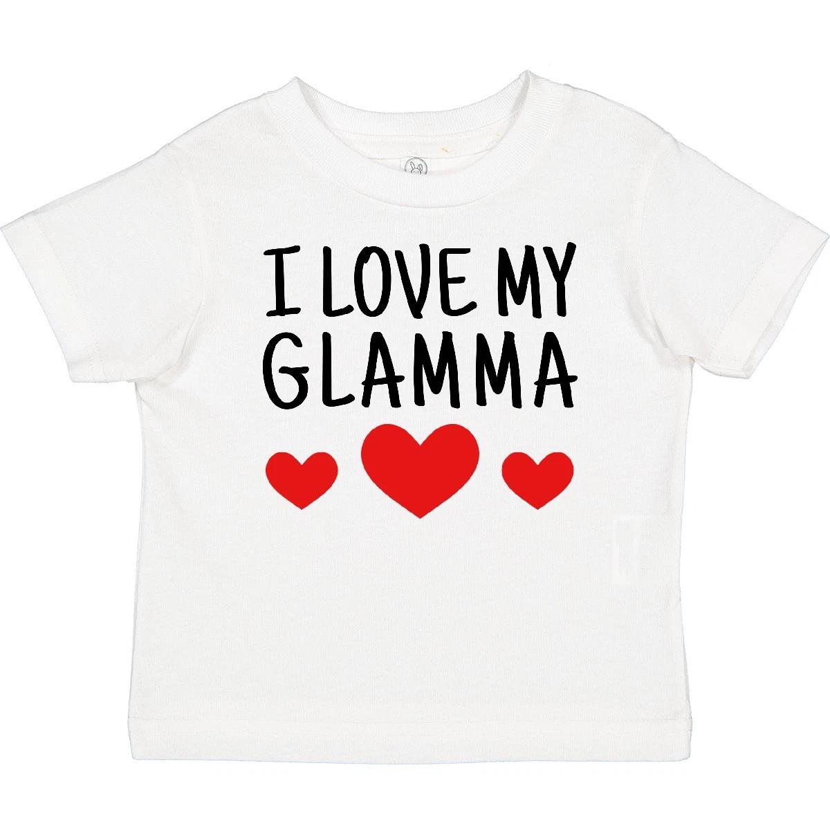 Inktastic I Love My Glamma Baby T-Shirt Glammas Grandmas Grandma Grandmother Kid 100
