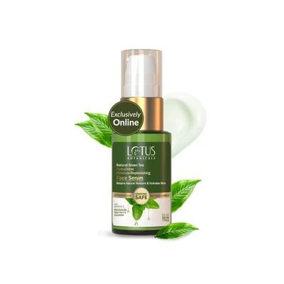 Lotus Botanicals Sérum Facial Natural de Té Verde HydraDetox Rellenador de Humedad 30g
