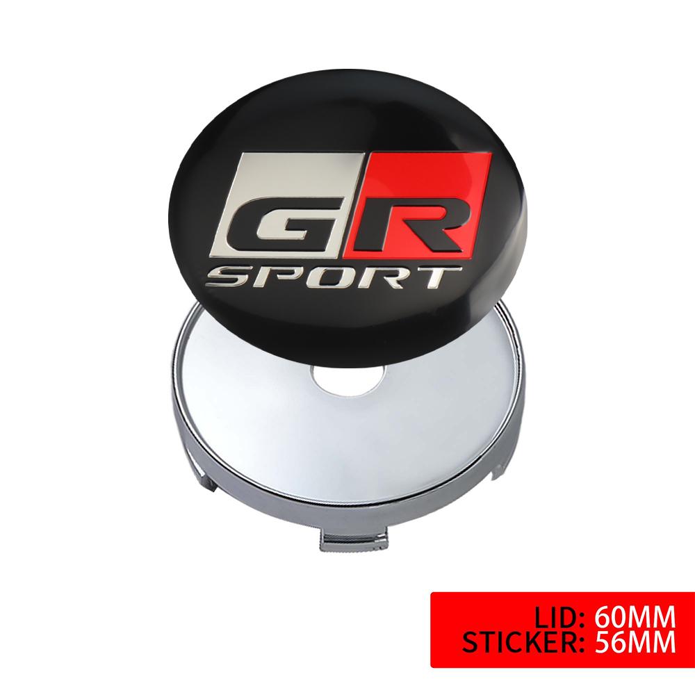 2026 Nuovo Per Toyota 4pz 56/60MM Tappi Centrali Mozzo Ruota Auto Coprimozzo Cerchione Decalcomanie Per Toyota Avalon Mirai Avensis Prado Hilux VVT-I 4W