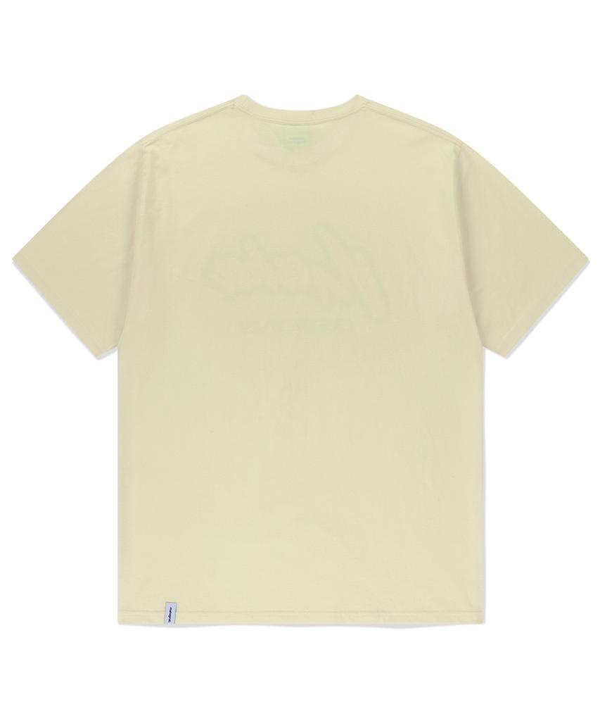 MAHAGRID Maha Spellout Tee Cream(Mg2Fmmt531A)