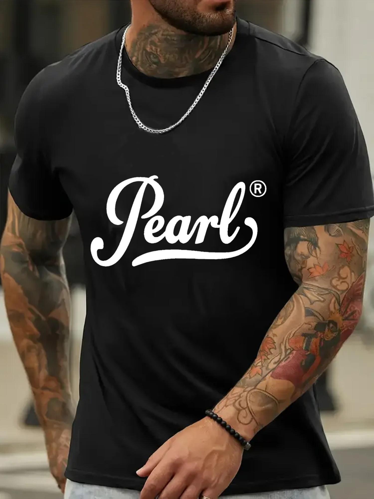 Cotton Blend T-shirt - Pearl Print XXXL
