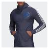 adidas Letter Logo Hooded Casual Sun Protection Swimwear Men Swimwear Blue HB1804