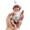 Mini-Puppe Süße Kleine Baby-Puppe Realistische Neugeborenen-Baby-Puppen Silikon Vollkörper