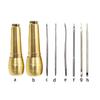 Sewing Awl Tapers Hook Canvas Craft Needle Changeable Hand Stitch Wear-resistant Multipurpose Hollow Repair Crochet Sole Pin