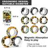 3Pcs NEW Anti-stress Magnetic Rings Magnetic Bracelet Ring Unzip Toy Magic Ring Props Tools Decompression Toys Finger Rings Toy