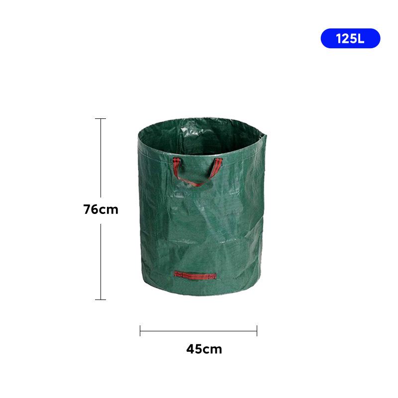 

Мешок для хранения листьев для сада большой вместимости 120L 45x76CM (250g) зелёный