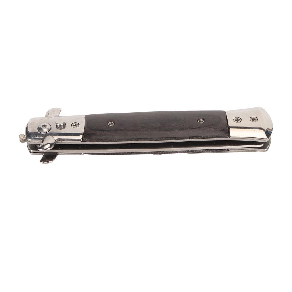 Switchblade Comb Men Automatic Push Button Foldable Pocket Oil Hair Comb for Hair Beard Moustache