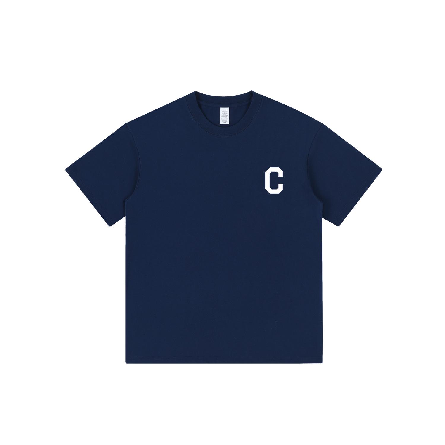

Unisex Japanese Classic Letter Print Cotton Crew Neck T-Shirt S