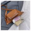 New Fashi PU Leather Chain Waist Bag for Women - Crossbody Chest Bag