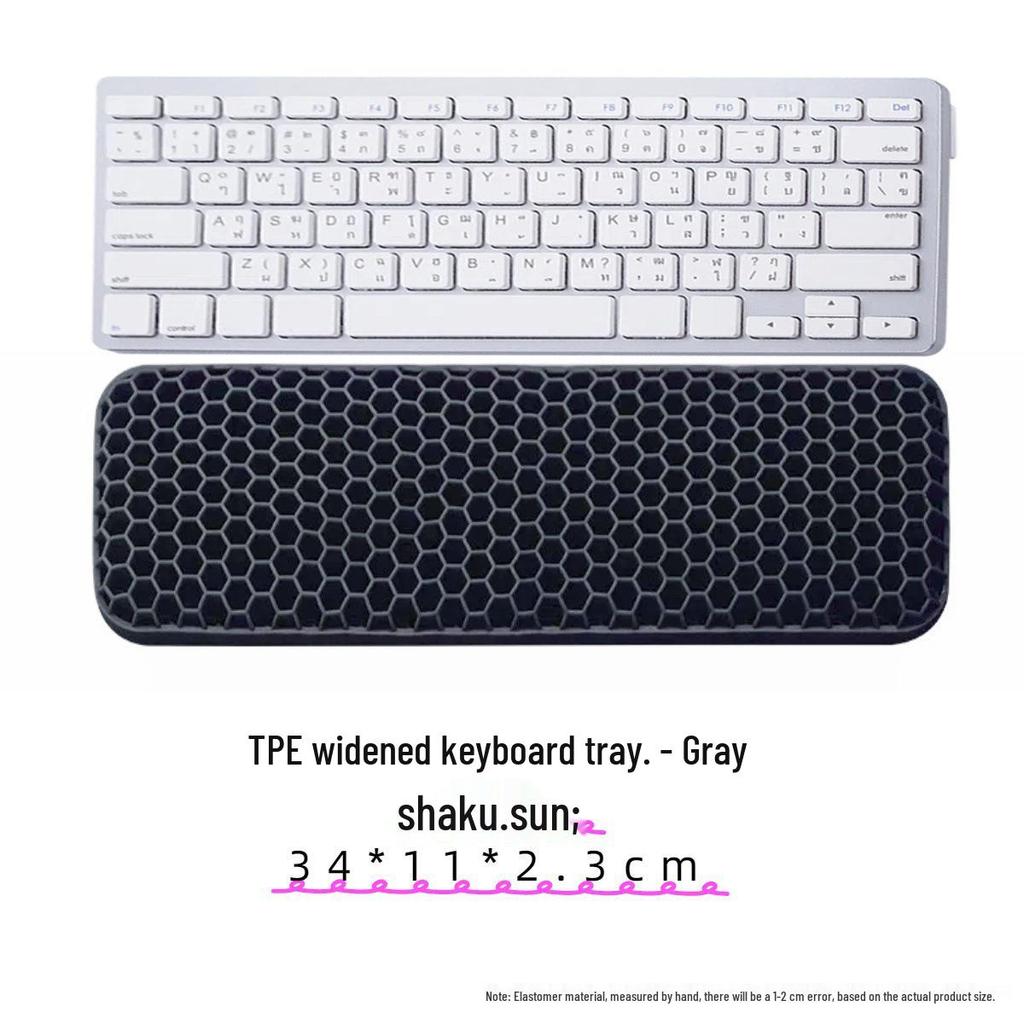 New Type Computer Keyboard & Mouse Pad with Soft, Non-Slip, Breathable Wrist Support