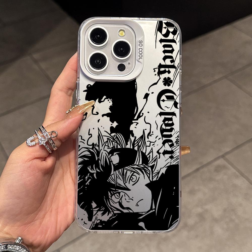 Anime Blacks Clovers Phone Case for Samsung Galaxy S26 S25 S24 S23 S22 S21 S20 Note20 FE Ultra Edge Plus 4G 5G Anti Fall Matte
