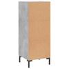 Sideboard Concrete Grey 34.5 x 34 x 90 cm Engineered Wood