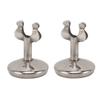 2Pcs Table Number Stands Stainless Steel Round Stable Base Sturdy Simple Place Card Holder for Wedding Party Office M