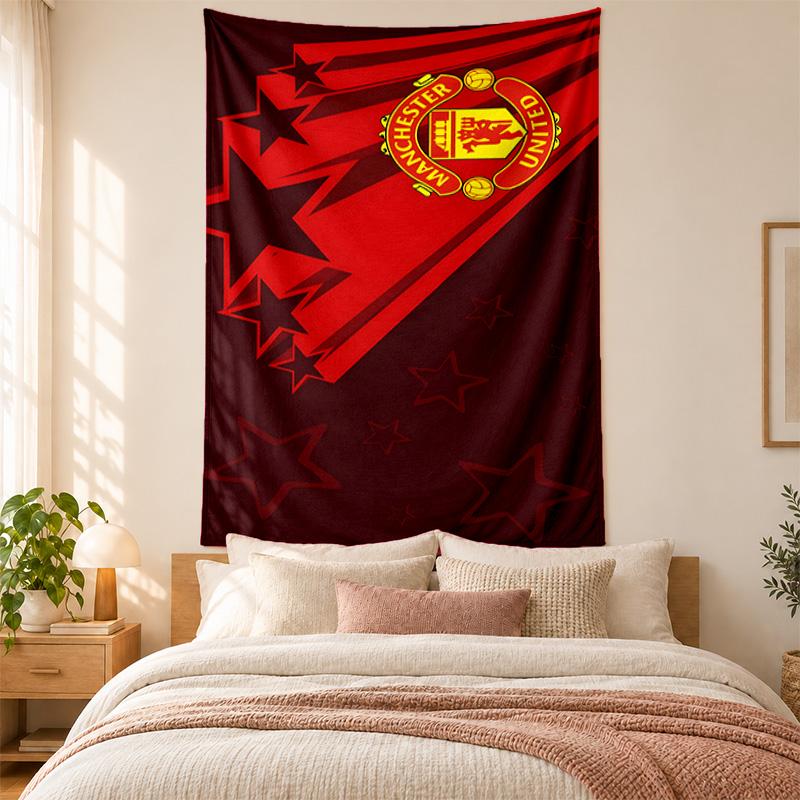 FC Manchester Tapestry Highquality for Decorating Living Room Bedroom Dorm Walls Ideal As Bedroom Wallart Orholiday Gift