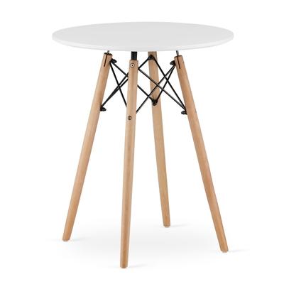 JUST HOME Scandinavian Round Table 60cm White