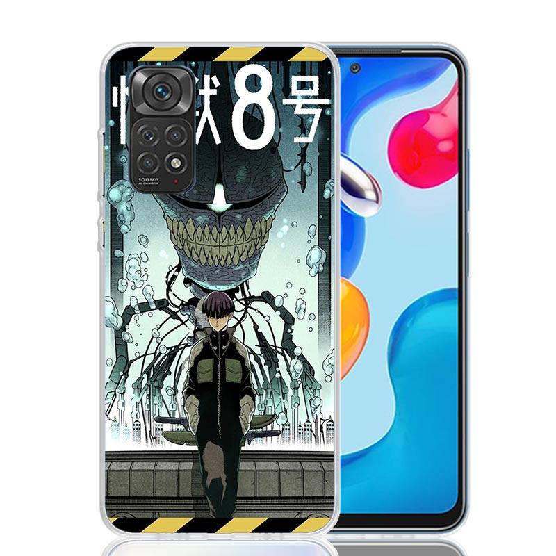 Kaiju No. 8 Anime Phone Case For Xiaomi Redmi Note 13 14 15 Pro Plus 12S 12 14S 11S 11E 10 10S 11 11T 5G 4G Cover Coque Redmi No