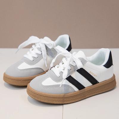Children Tennis Shoes 2025 New Simple Kids Sneakers for Girls Patchwork Non-slip Boys Causal School Running Sneakers Non-slip
