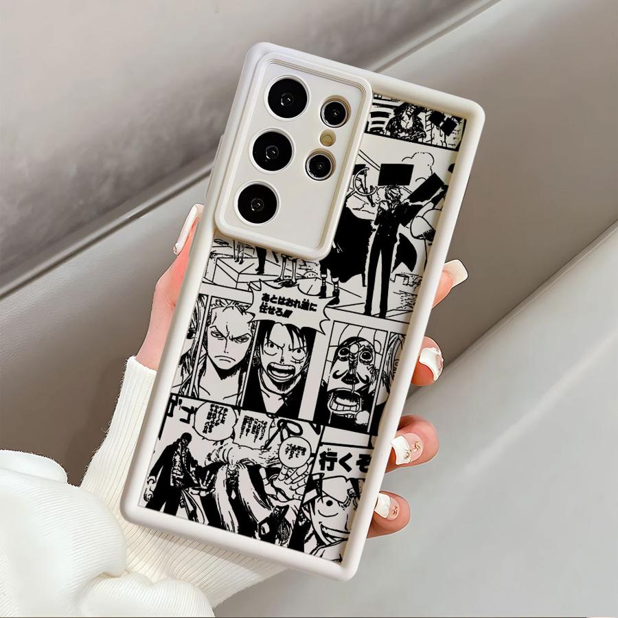 

Чехол для телефона с аниме One Piece для Samsung Galaxy S24 Plus S22 S23 FE S25 Edge S21 S25 Ultra S24Ultra S20FE Galaxy S22 Ultra 5G